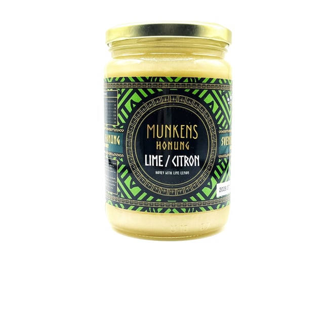 Munkens Hälsa Honung Raw Lime & Citron 500 g