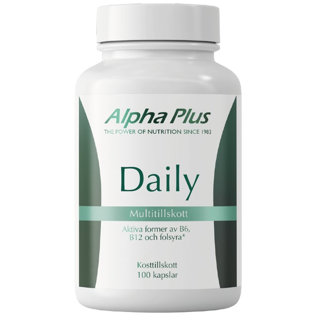 Alpha Plus Daily Multitillskott 100 kapslar