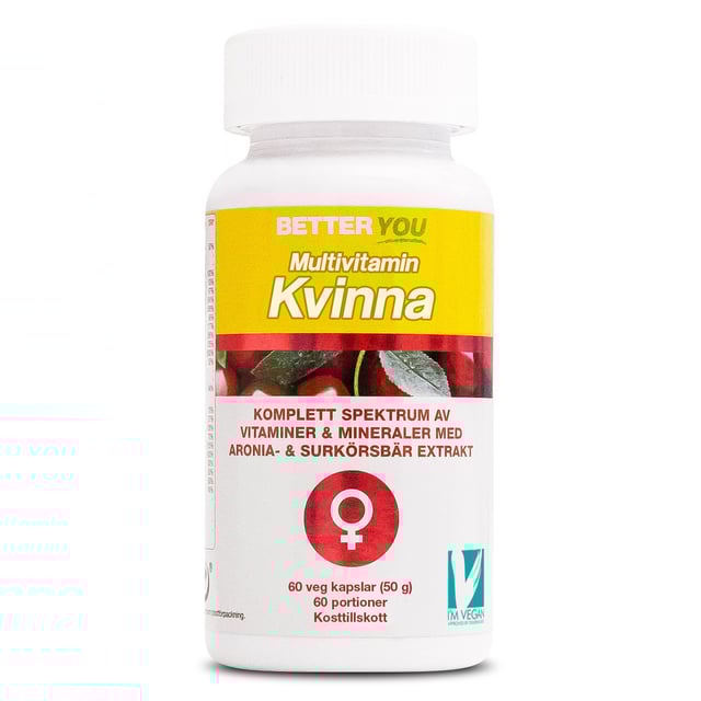 Better You Multivitamin Kvinna 60 kapslar