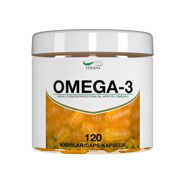 Viterna Omega-3 70% 120 kapslar