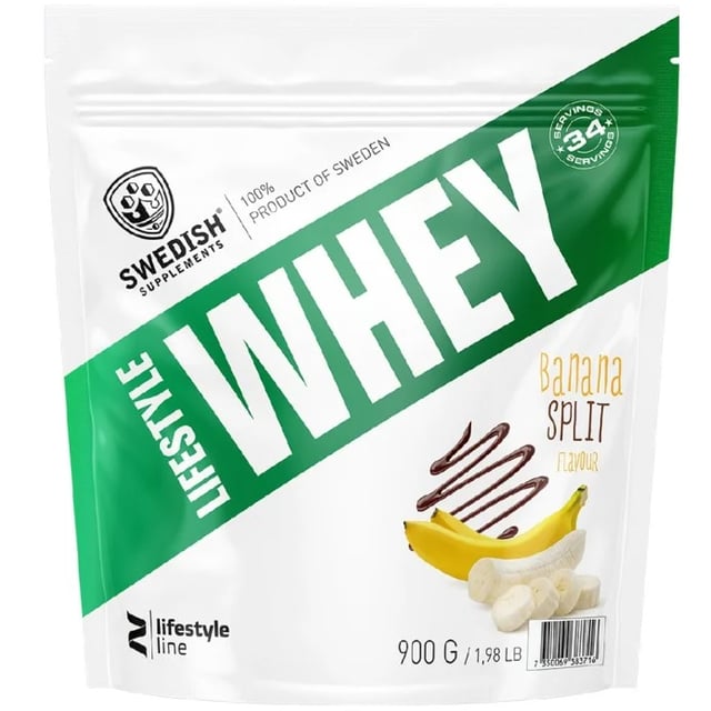 Swedish Supplements Lifestyle Whey Banana Split 900 g