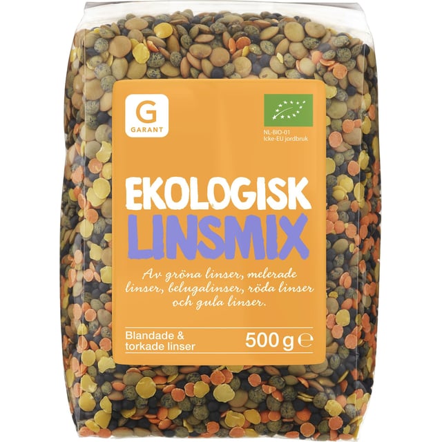 Garant Ekologisk Linsmix 500g