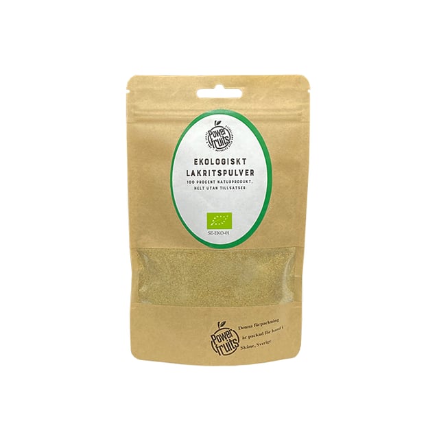 Powerfruits Lakritspulver 75 g EKO
