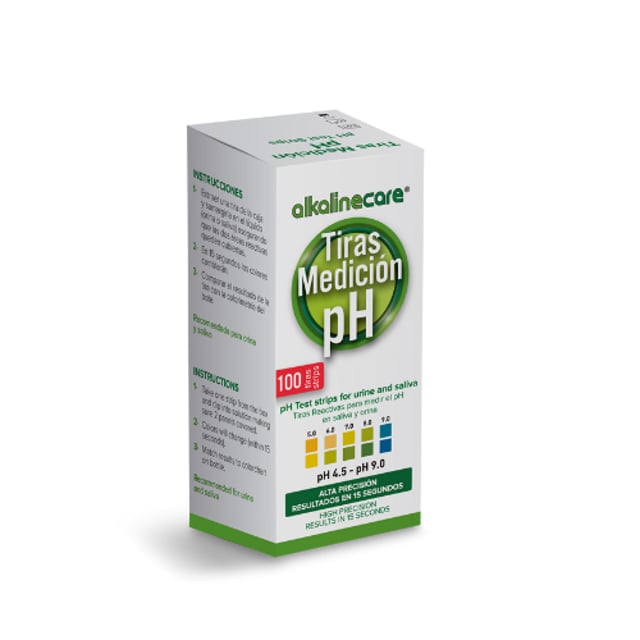 AlkalineCare pH Test Stripes 100 st