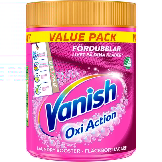 Vanish Oxi Action Pink Multi Power Fläckborttagare 940 g