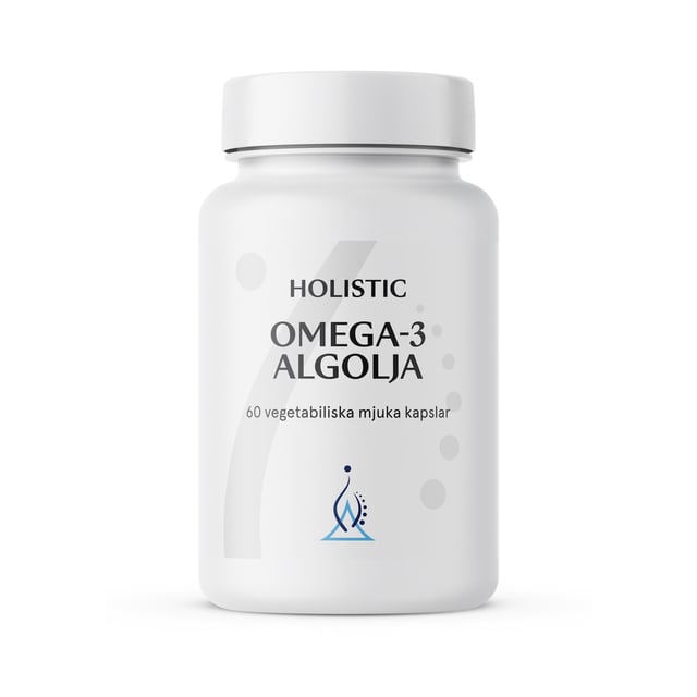 Holistic Omega-3 Vegan Algolja 60 vegetabiliska mjuka kapslar
