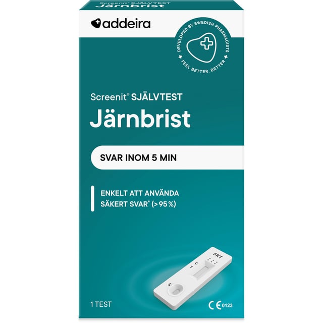 addeira Screenit Självtest Järn 1 st