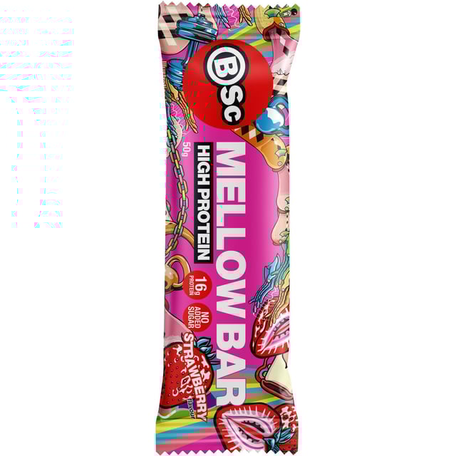 BSc Mellow Bar Strawberry 50 g
