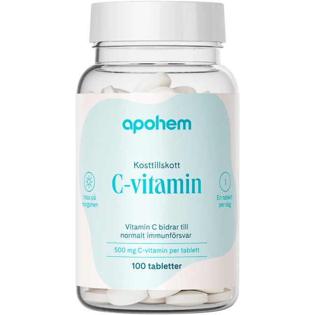 Apohem C-vitamin 500 mg 100 tabletter