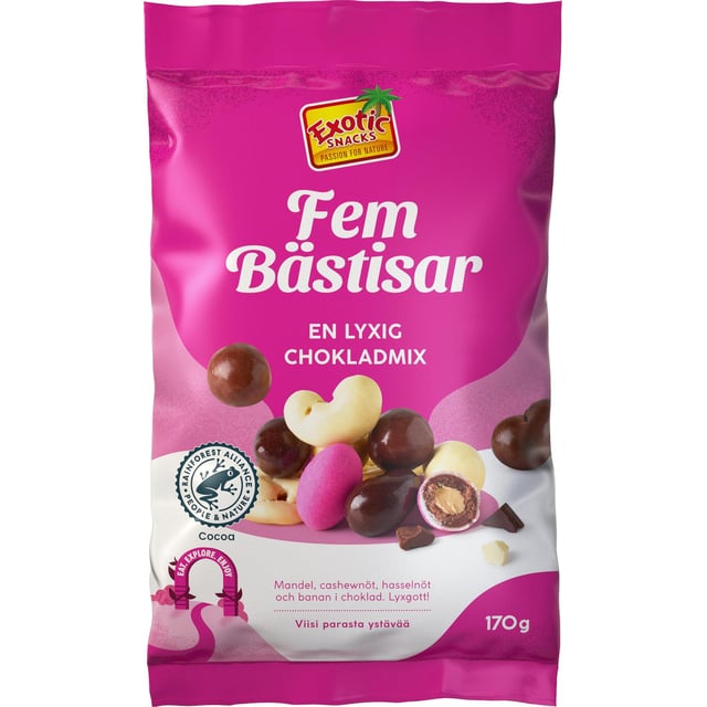 Exotic Snacks Fem bästisar Dragé Mix 170 g