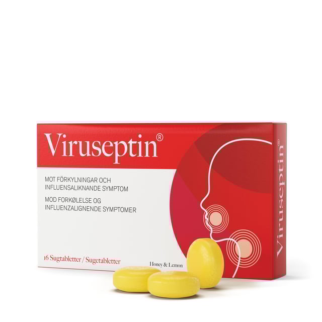 Viruseptin Honung & Citron 16 sugtabletter