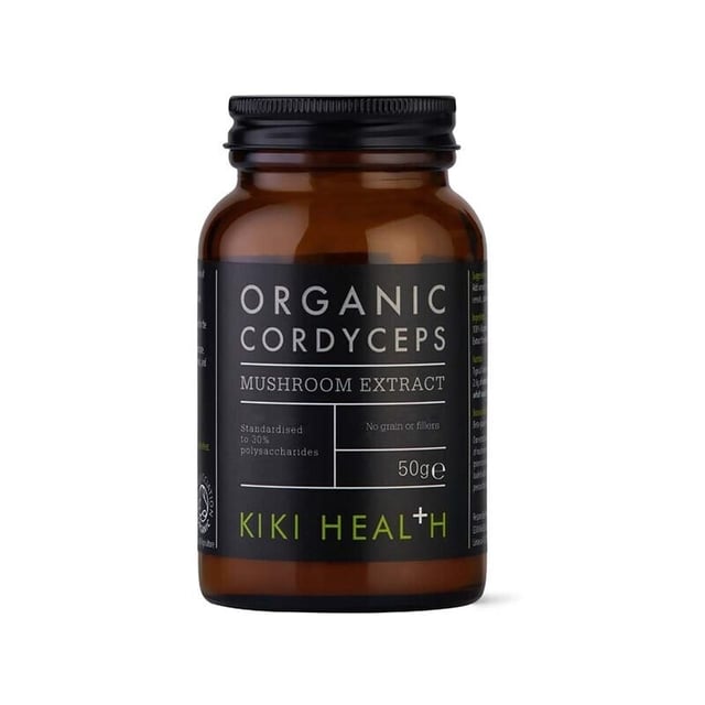 KIKI HEALTH Organic Mushroom Extract Cordyceps pulver 50g