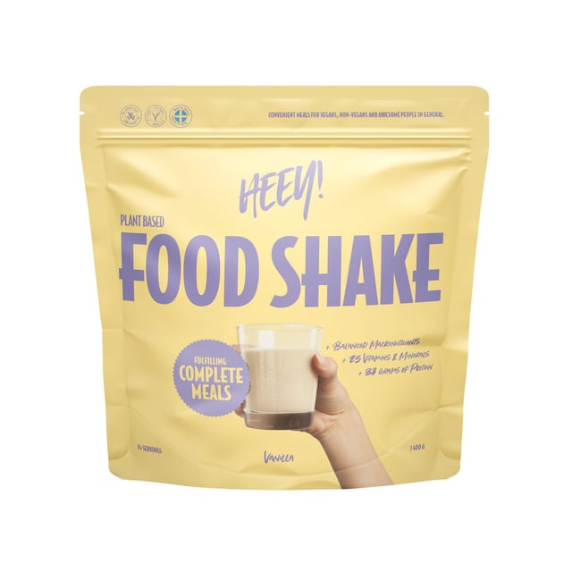 Heey! Vegansk Food Shake Vanilj 1,4 kg