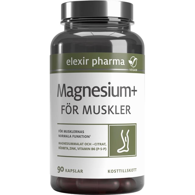 Elexir Pharma Magnesium+ För muskler 90 st
