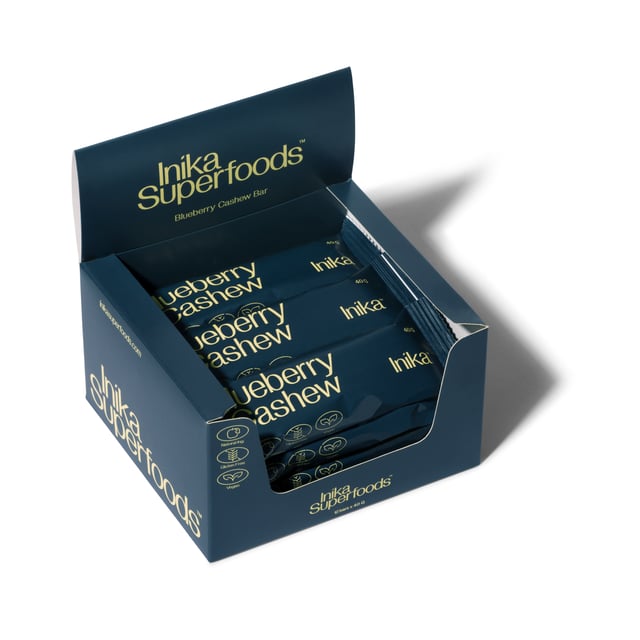 Inika Superfoods Blueberry Cashew Bar 12-pack