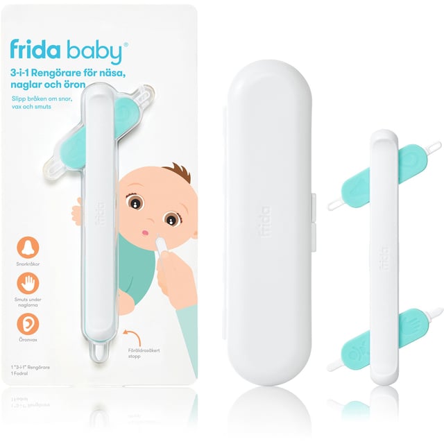 frida baby 3-i-1 Rengörare Näsa, Naglar & Öron 1 st