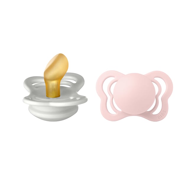 BIBS Couture Latex 0+ månader Size 1 Haze/Blossom 2 st