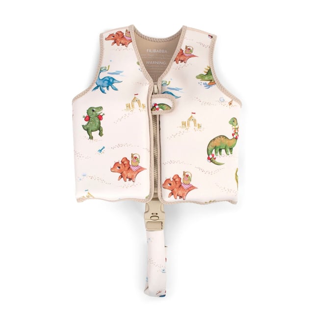 Filibabba Simväst 5–6 år Dino Beach