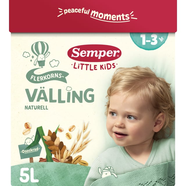 Semper Flerkornsvälling Naturell 1-3 år 725 g