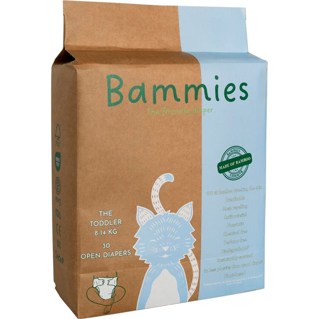 Bammies Bambublöjor The Toddler 8 - 14 kg 30 st