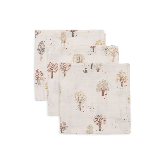 Jollein Muslin Tvättlapp 31x31 cm Tiny Park 3 st