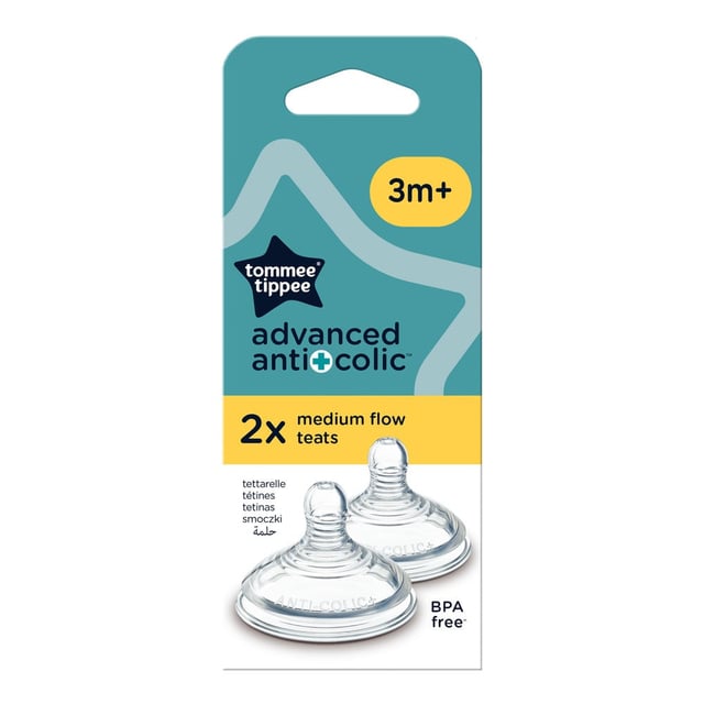 Tommee Tippee Advanced Antikolik Dinapp Medium Flöde 2-pack