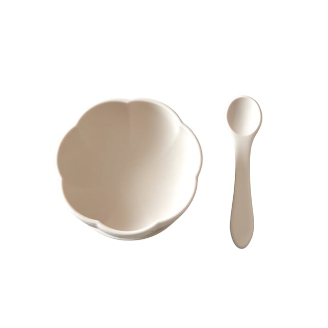 Jack o Juno Poppy in Bloom Bowl & Spoon Set