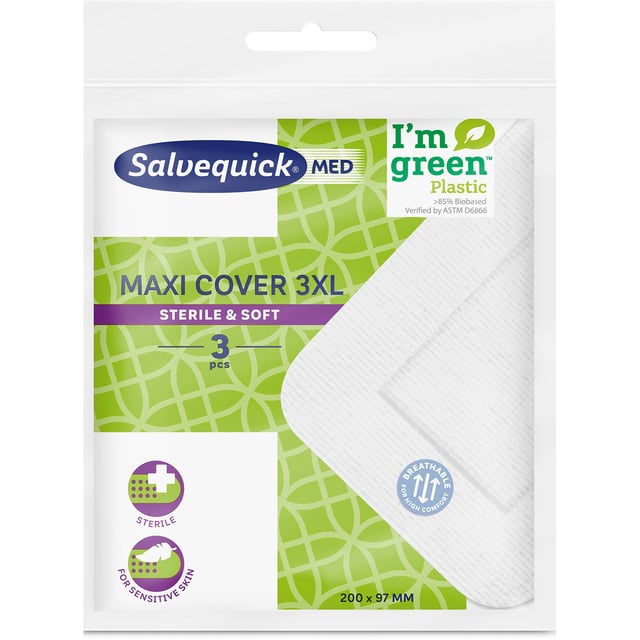 Salvequick Med Maxi Cover 3XL 3 st