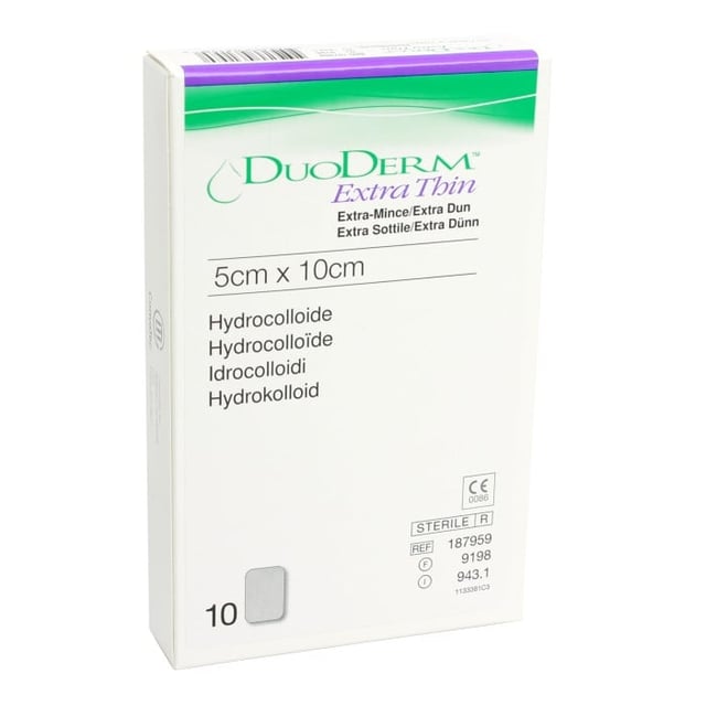 DuoDERM Extra Thin 5x10cm 10 st