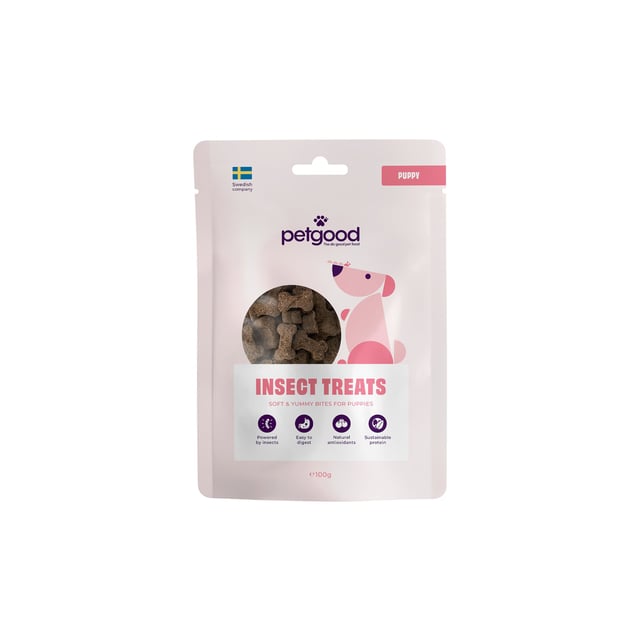 Petgood Insektsbaserat Hundgodis för Valpar 100 g