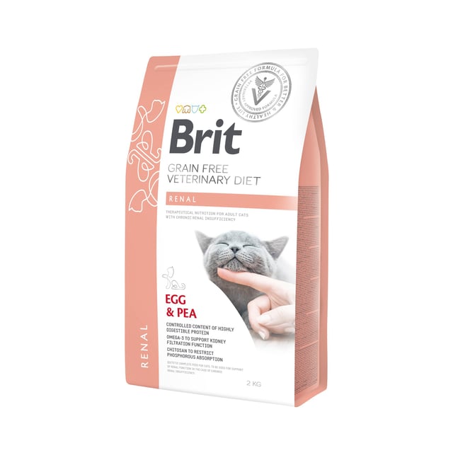 Brit Veterinary Diet Brit Grain-Free Vet Diets Cat Renal 2 kg