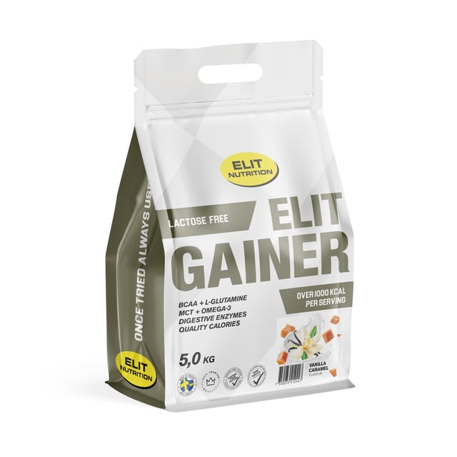 Elit Nutrition Gainer Laktosfri Vanilla Caramel 5000 g