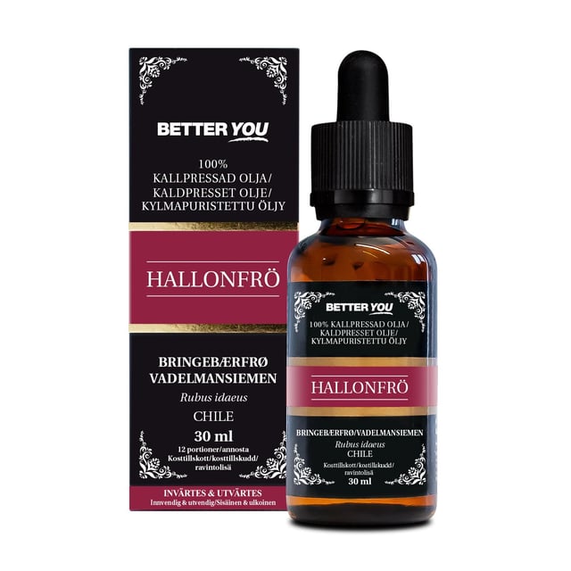 Better You Hallonfröolja Kallpressad 30 ml