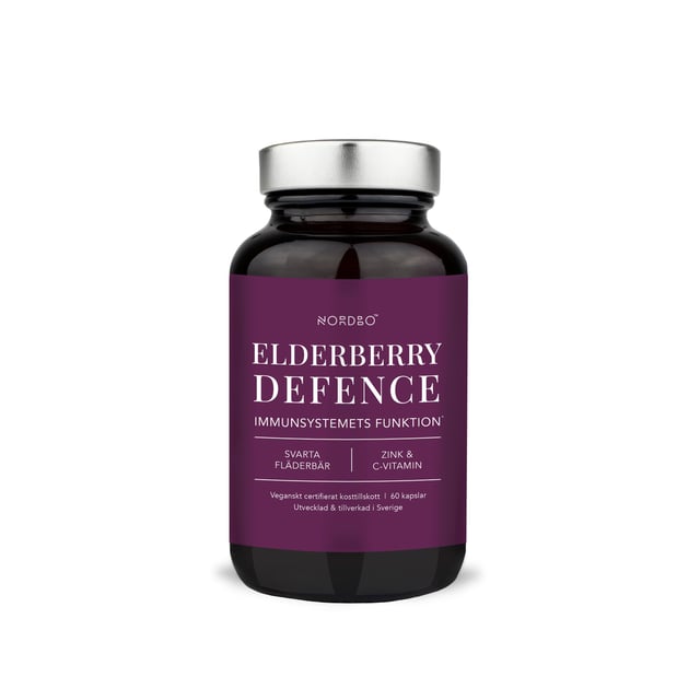 Nordbo Elderberry Defence 60 kapslar