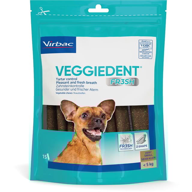 Virbac VeggieDent FR3SH Tuggpinnar XS 15 st