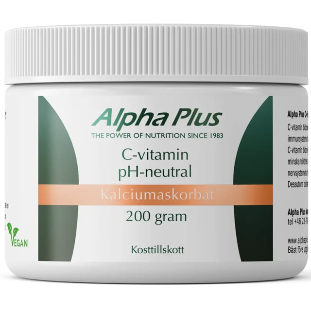 Alpha Plus C-vitamin pH-neutral 200 g