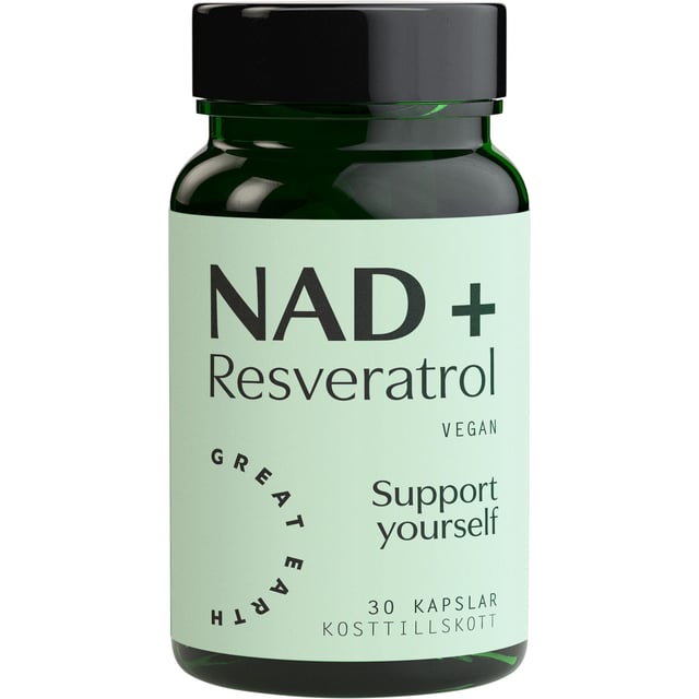 Great Earth NAD+ Resveratrol 30 kapslar