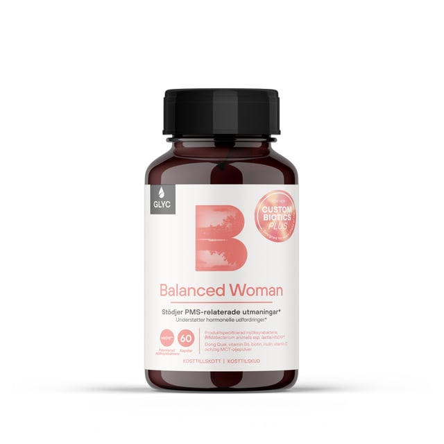GLYC Custom Biotics Plus Balanced Woman 60 kapslar