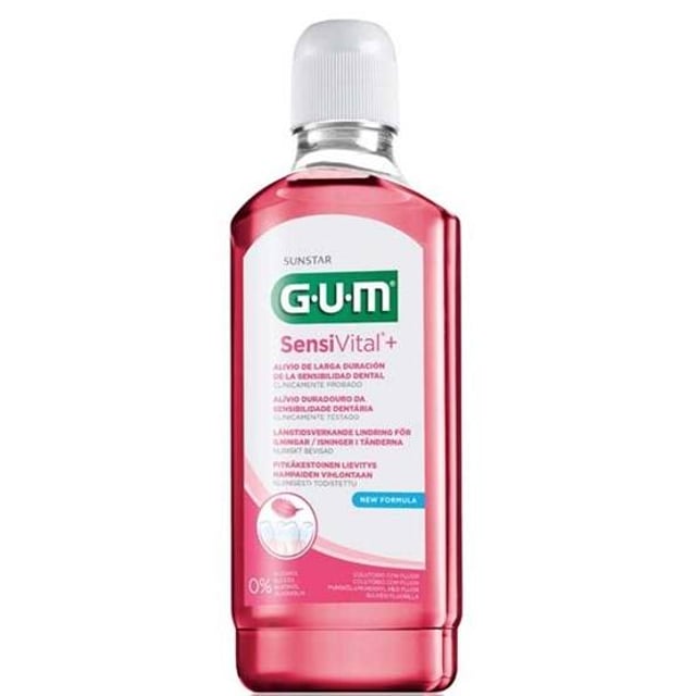 GUM Sensivital+ Munskölj 500 ml