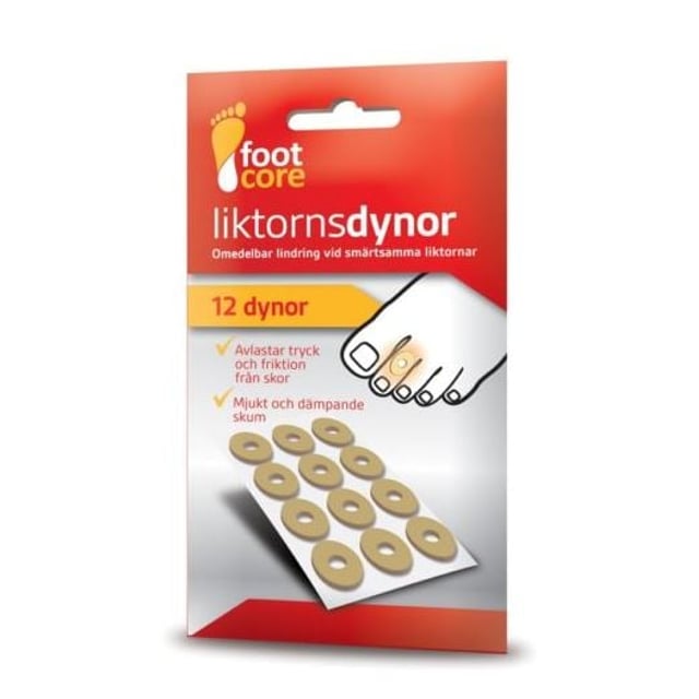 Footcore Liktornsdynor 12 st