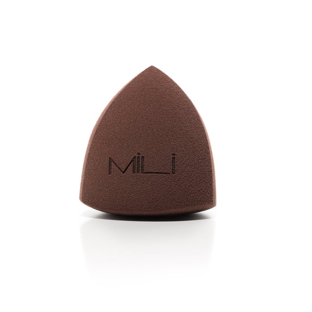 MILI Cosmetics Triangle Makeup Blender Brown 1 st