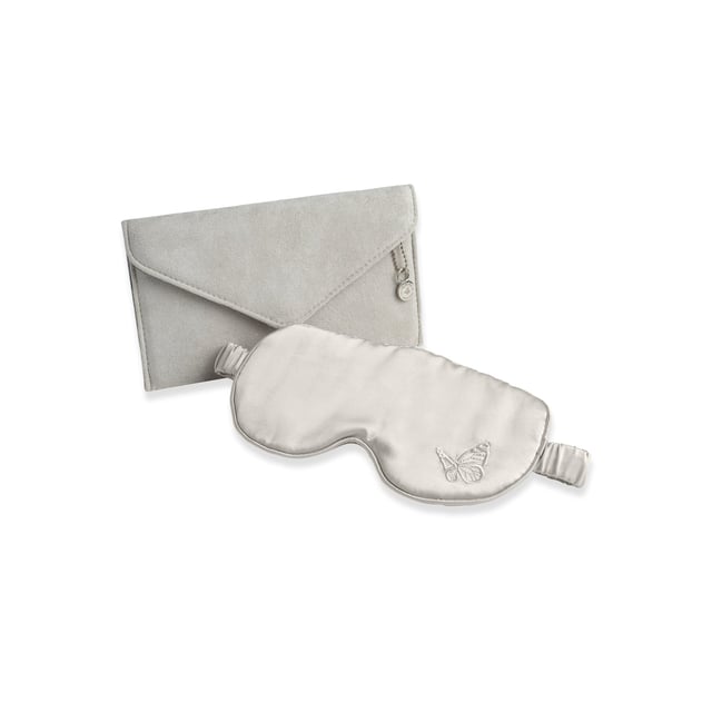 Amelie Soie Silk Sleep Mask Grey 1 st