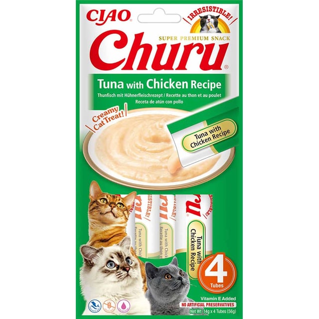 Churu Cat Tuna with Chicken 4 st