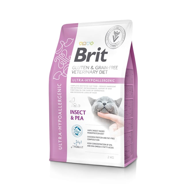 Brit Veterinary Diet Brit Grain-Free Vet Diets Cat Ultra-hypoallergenic 2 kg