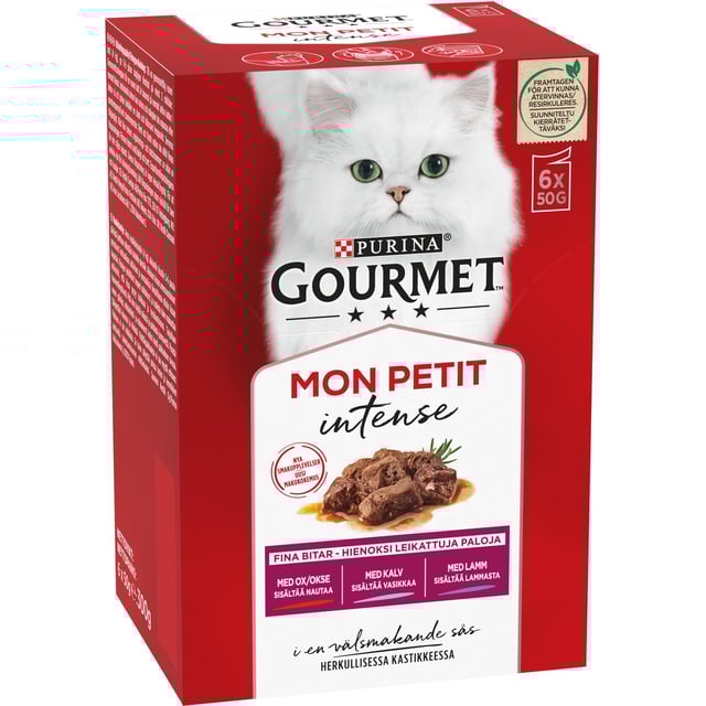 Purina Gourmet MON PETIT Intense Kött 6 x 50 g