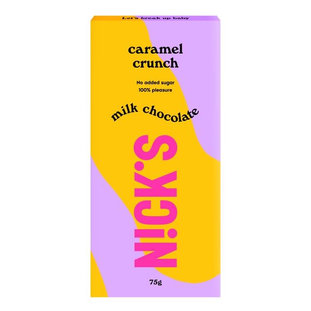 Nick's Caramel Crunch Milk Chocolate 75g
