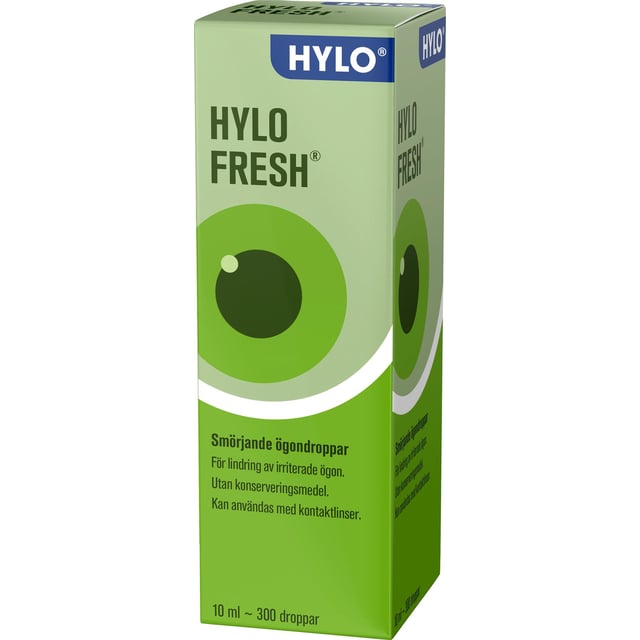 HYLO FRESH Smörjande ögondroppar för irriterade ögon 10ml