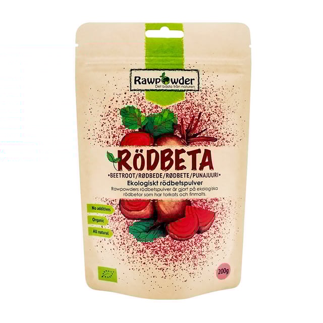 Rawpowder Rödbetspulver 200 g EKO