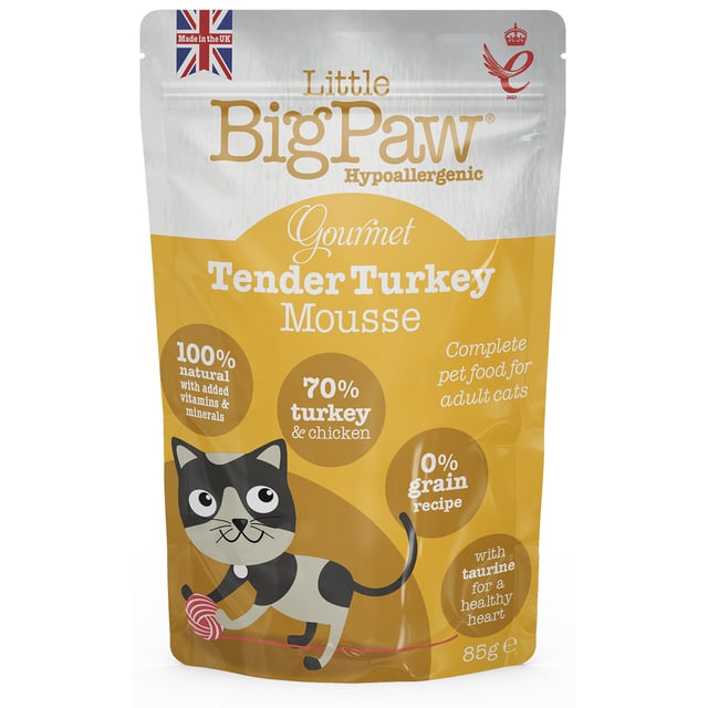 Little BigPaw Gourmet Tender Turkey Mousse 85 g
