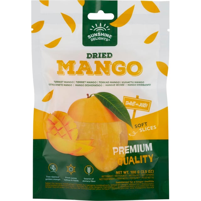 Sunshine Delights Torkad Mango 100 g